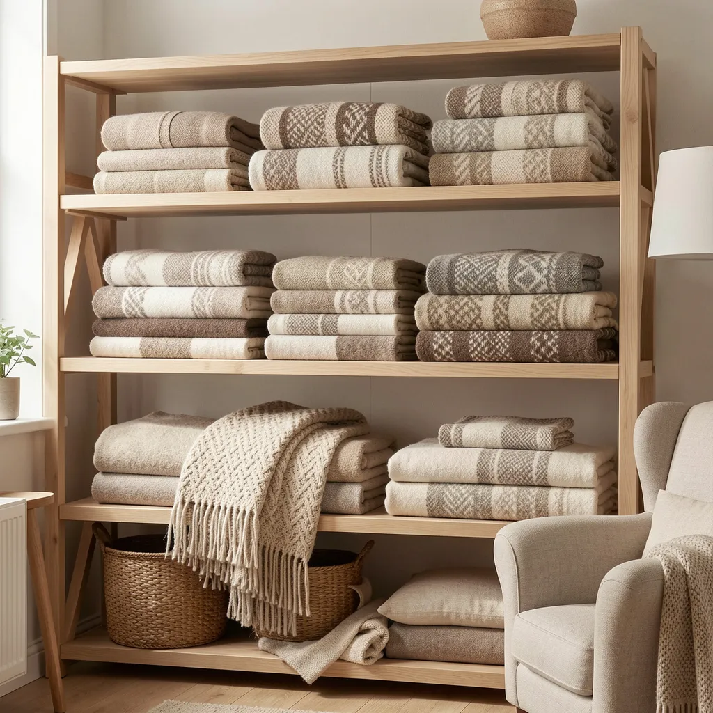 Stack of finished blankets