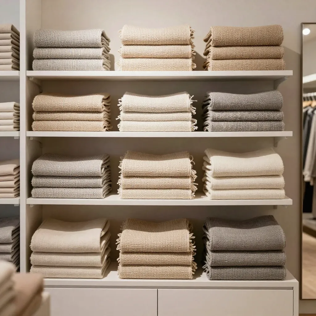 Recycled wool blanket in classic style