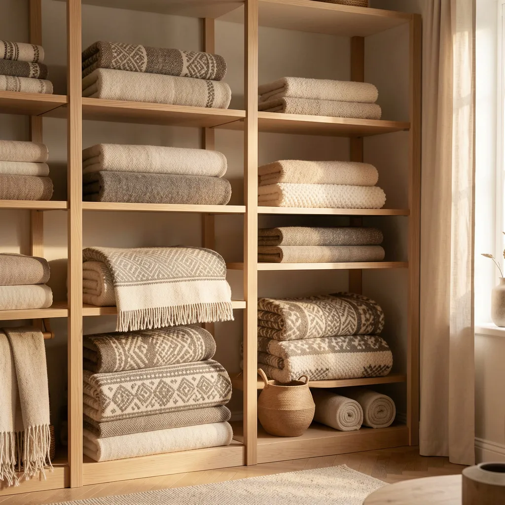 Wool and linen textiles